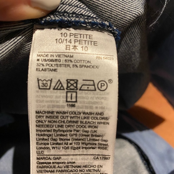 Gap petite jean stretch Capri jeans - Picture 5 of 5